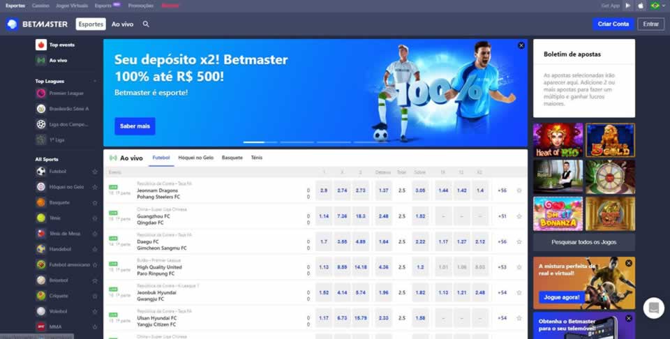 Betfair esportes